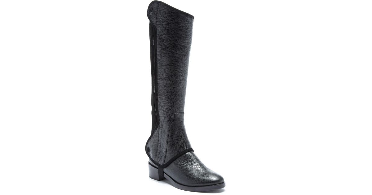tory burch milburn leather riding boot