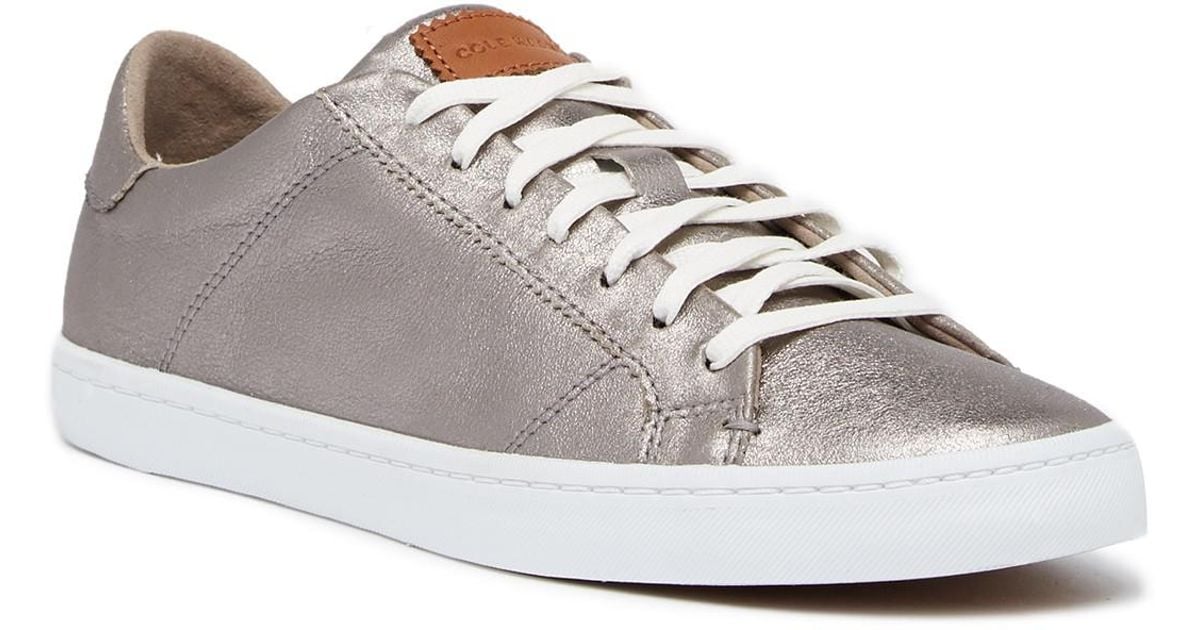 cole haan margo lace up sneaker white