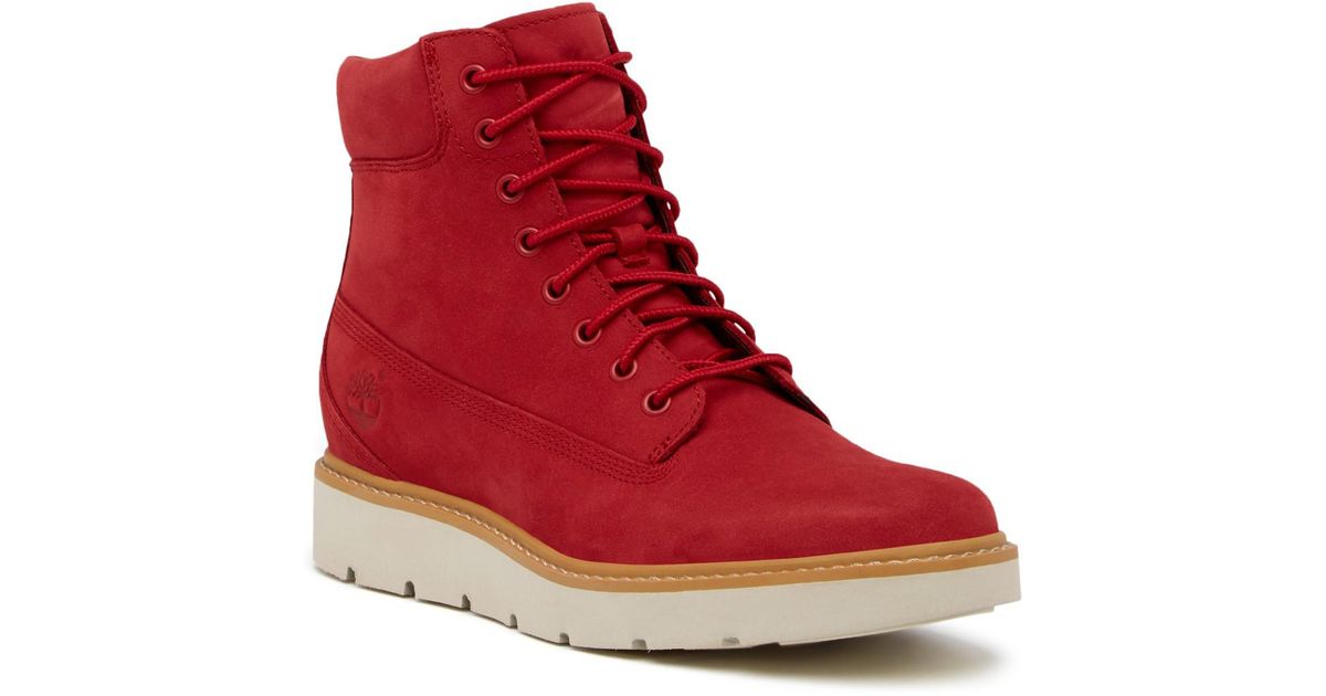 timberland kenniston red