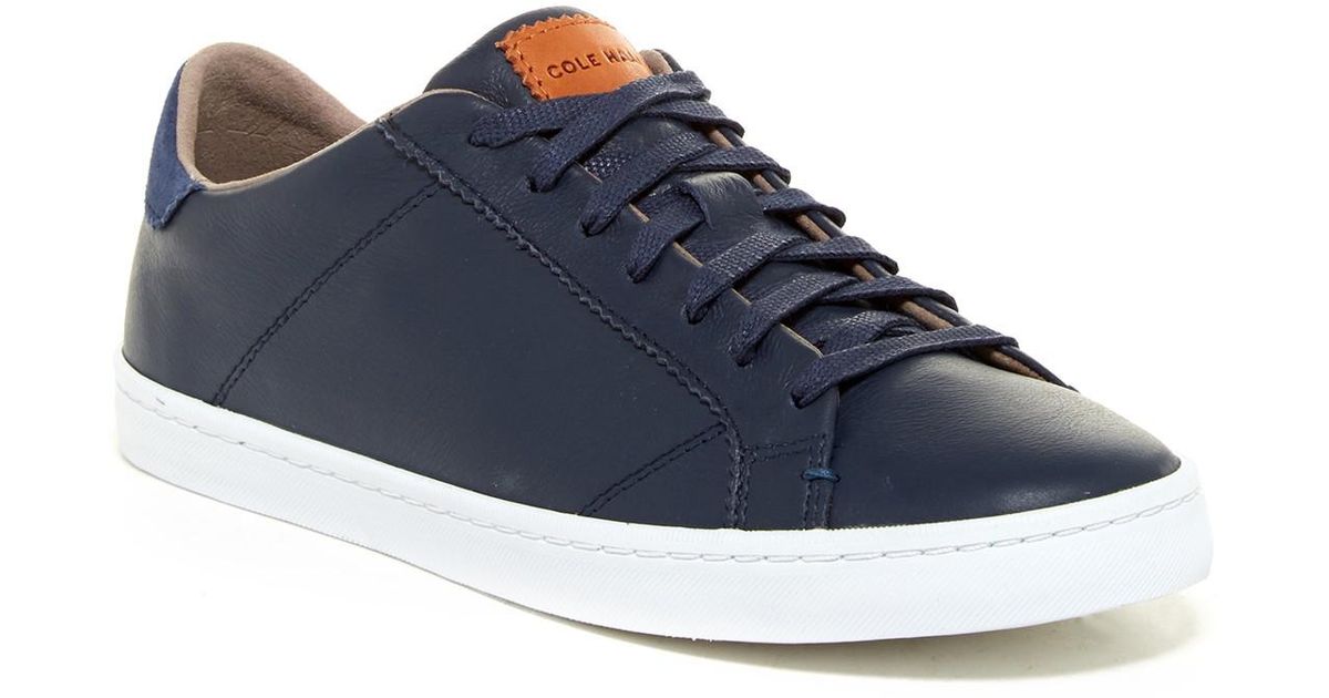 Cole Haan Leather Margo Sneaker in Blue - Lyst