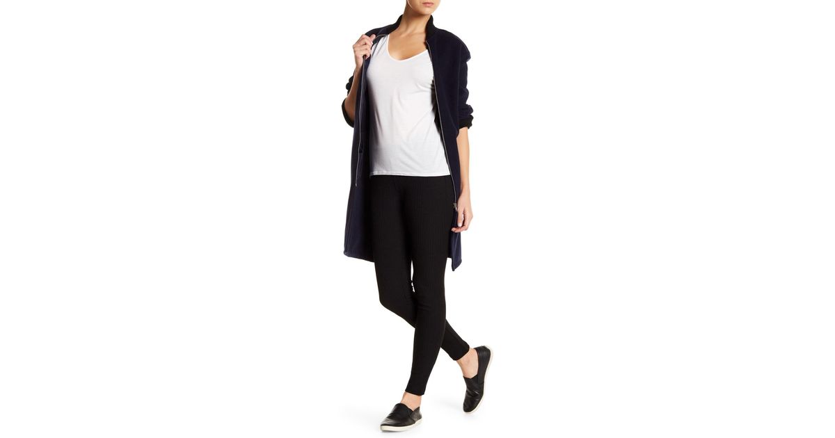 hue ribbed leggings