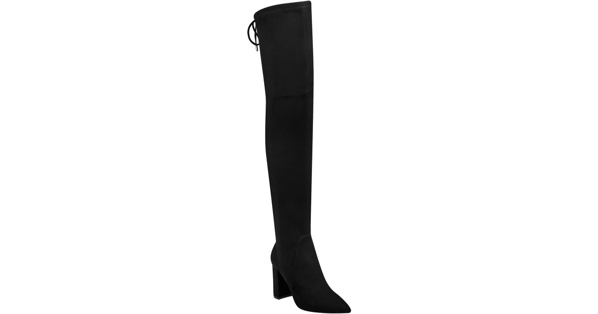 Marc Fisher Ulona Over The Knee Boot in Black - Lyst
