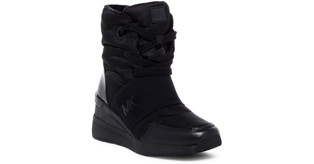 michael kors shay boots black