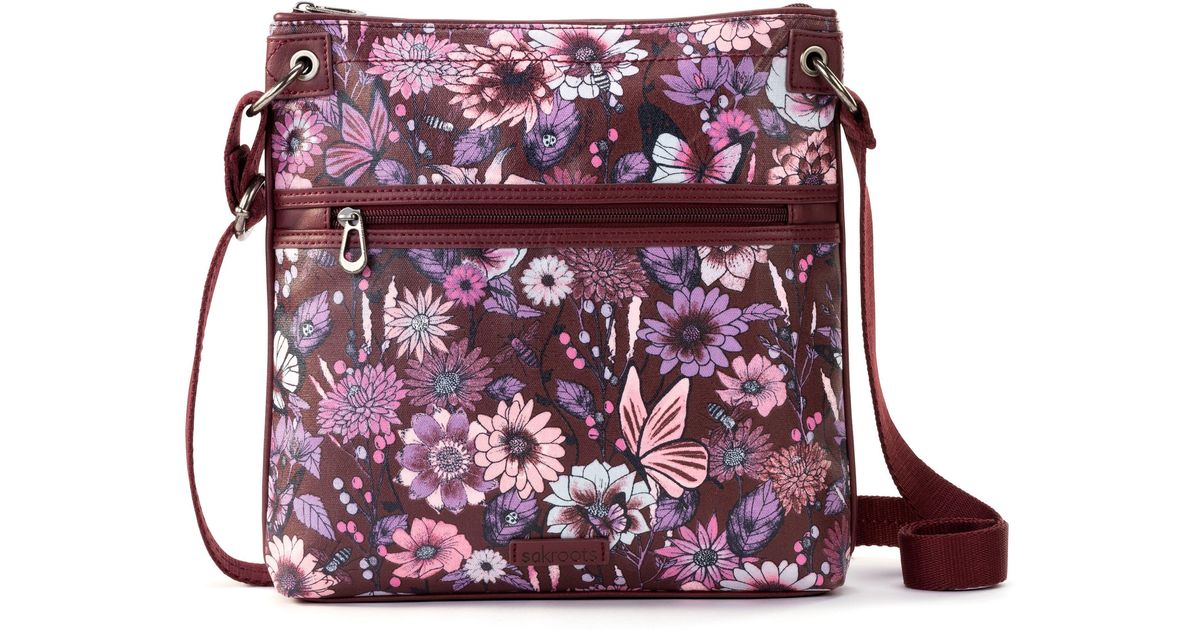 Sakroots Artist Circle Crossbody Bag In In Bloom At Nordstrom