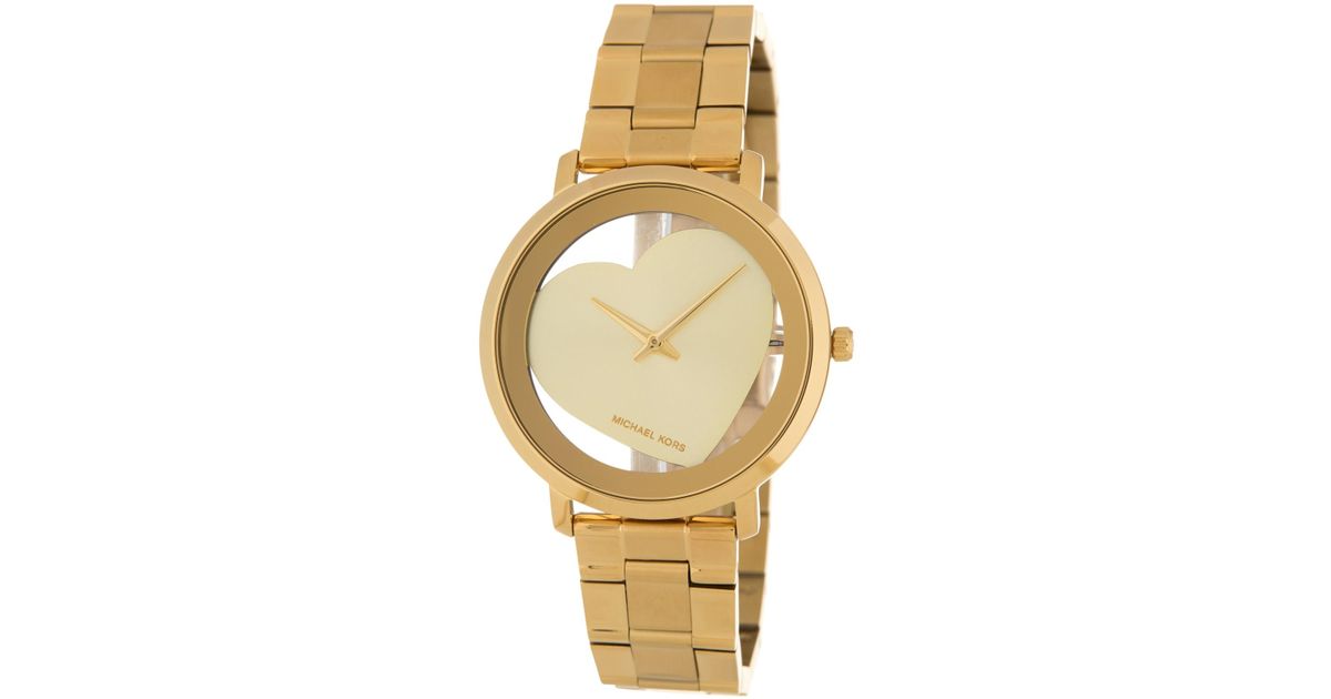 michael kors jaryn heart watch