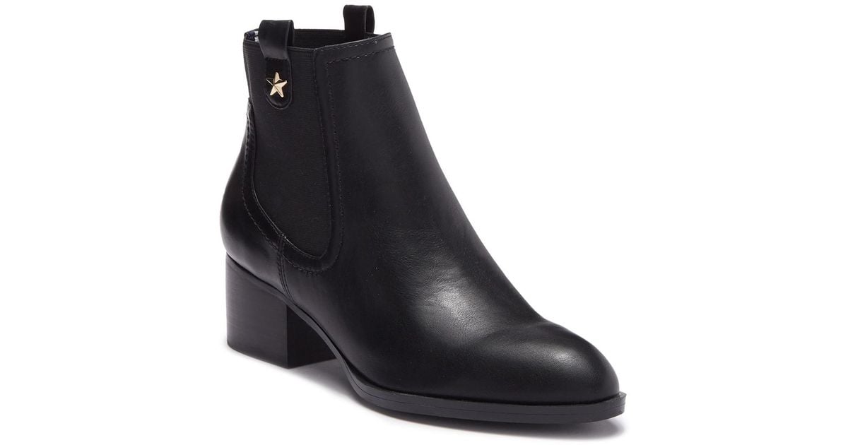 tommy hilfiger roxy faux leather chelsea boot