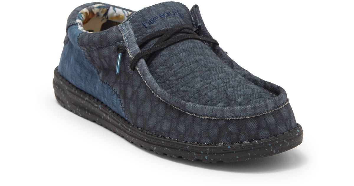 Hey Dude Wally Break Cali Sea Slipon Shoe At Nordstrom Rack in Blue