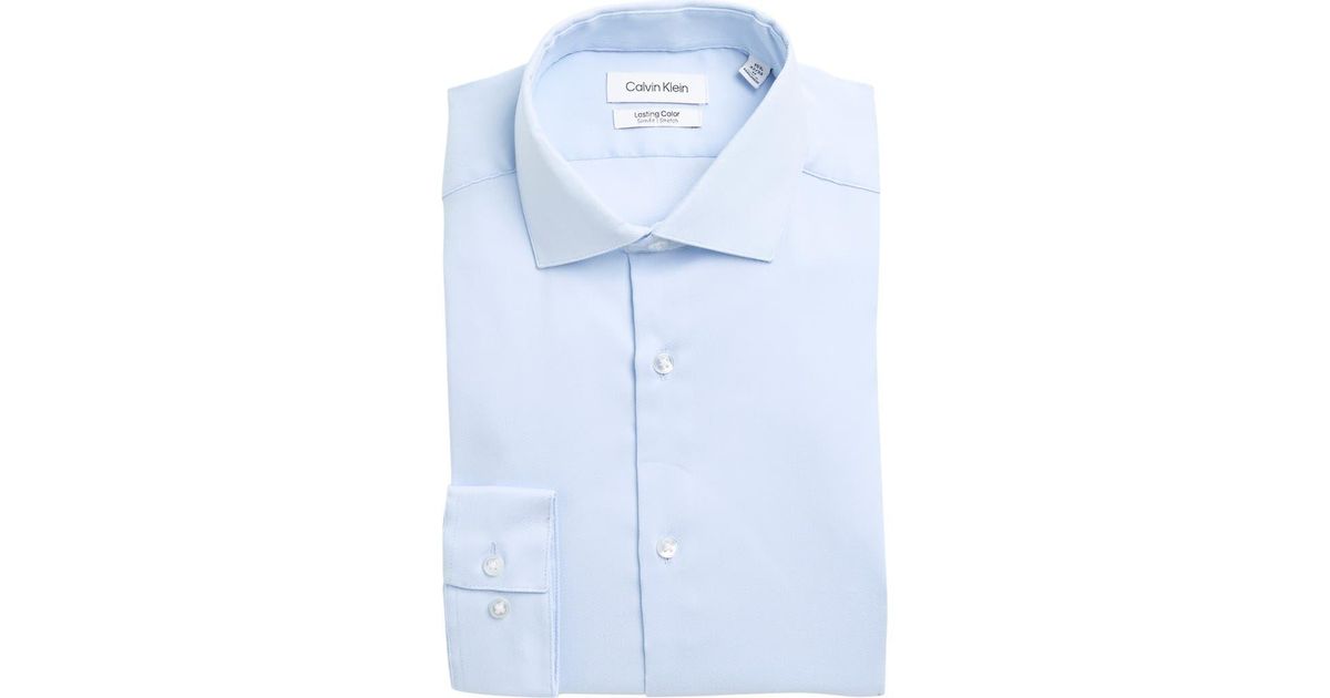 black muscle fit dress shirt Slim-Fit Stretch Dress Shirt – Powder Blue
