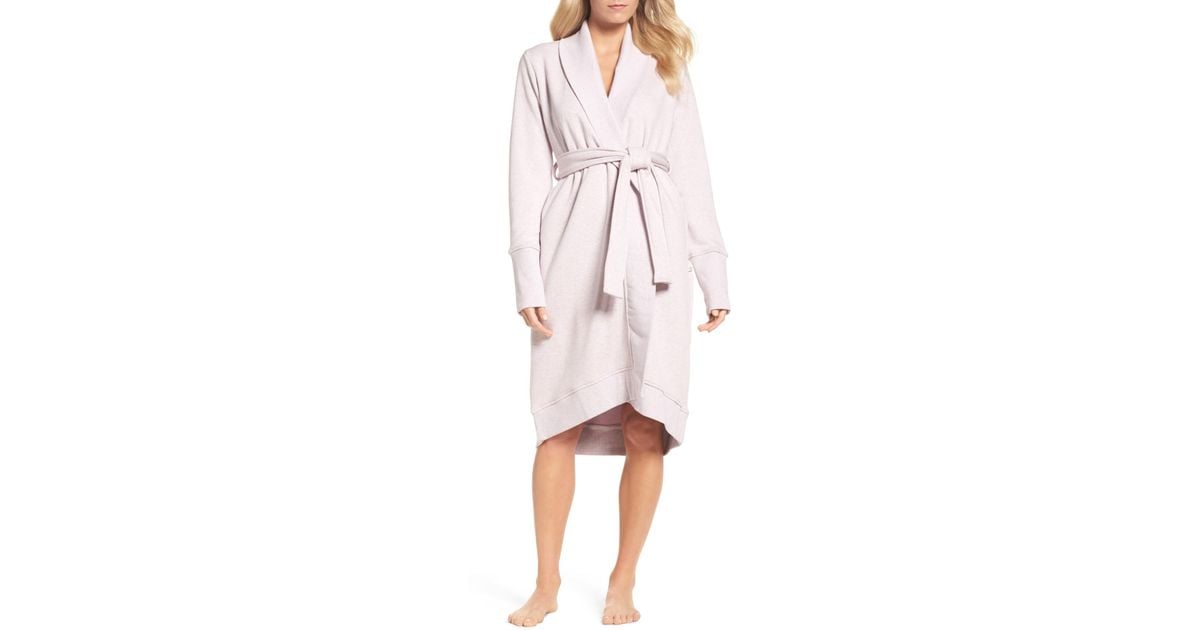 UGG Karoline Fleece Robe in Pink Lyst