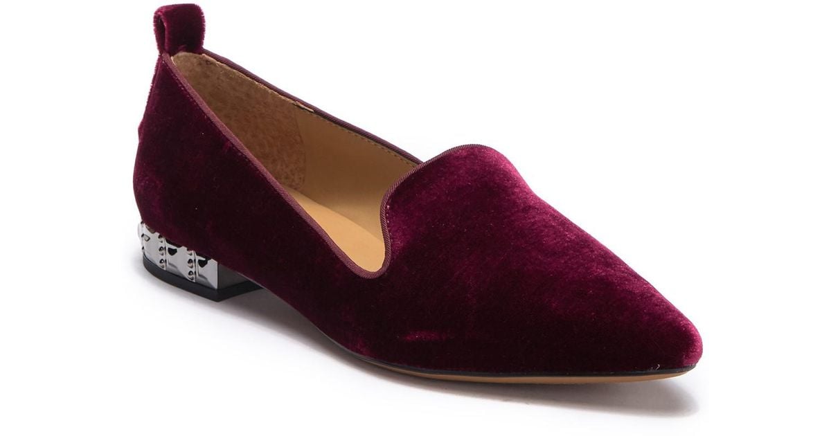 franco sarto velvet loafer