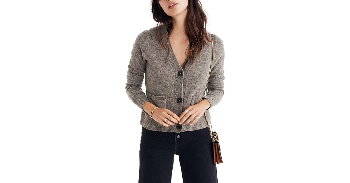 madewell shrunken cardigan