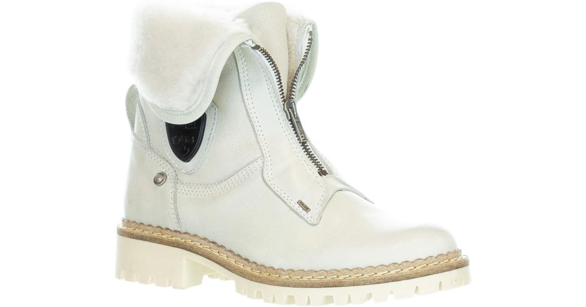 pajar white boots