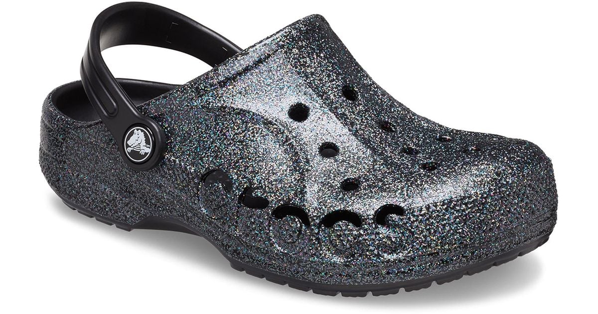 Crocs™ Baya Glitter Clog in White Lyst
