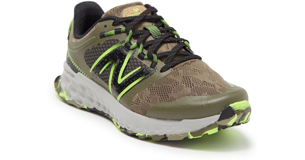 New Balance Fresh Foam Garo Trail Running Shoe in Green for Men | Lyst