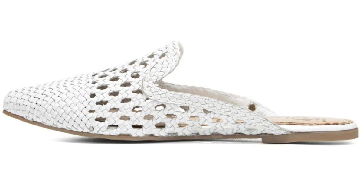 navya woven loafer mule