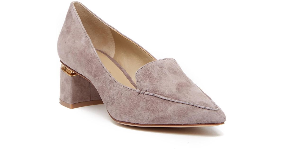 enzo angiolini debbie suede pointed toe pump