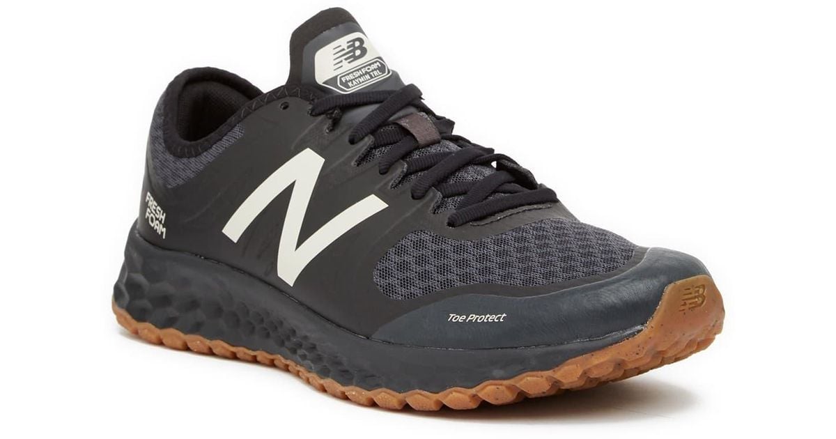 New Balance Trail Running Fresh Foam Sneaker - Multiple Widths Available in  Black for Men | Lyst