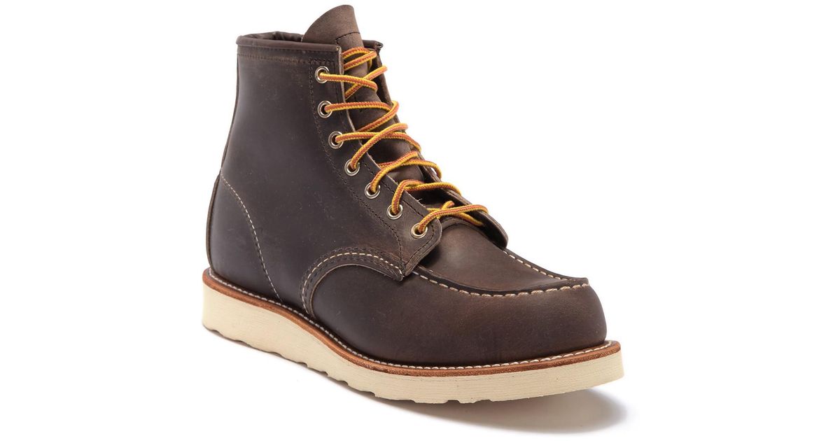 red wing moc toe concrete