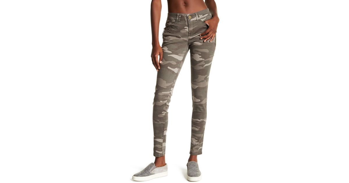 democracy camo skinny jeans