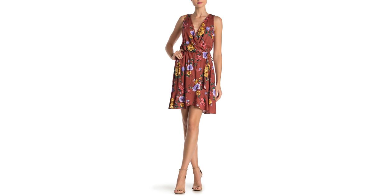 side tie wrap dress