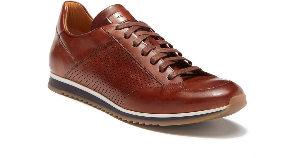 magnanni chaz leather sneaker