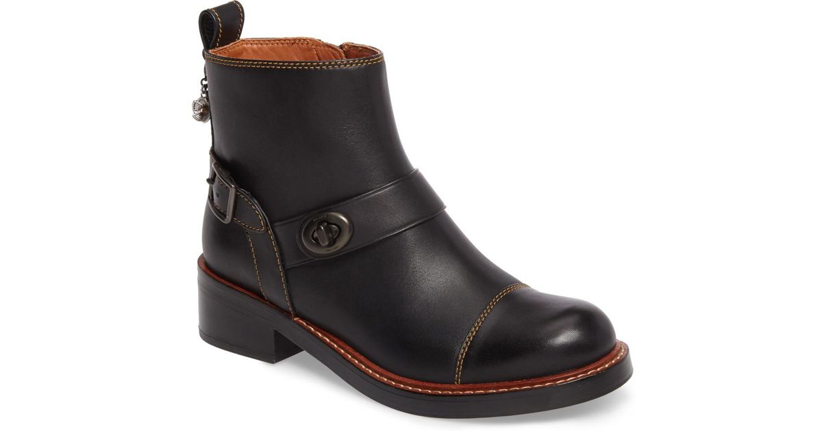coach moto bootie