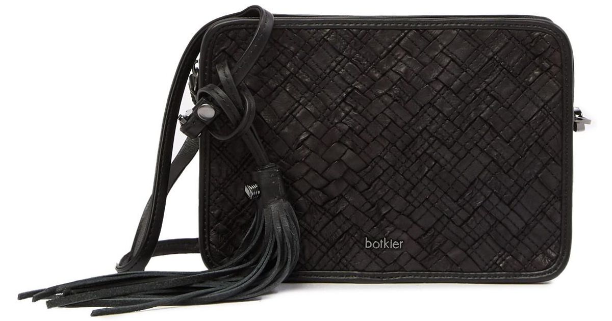Botkier Emery Leather Crossbody Bag in Black - Lyst