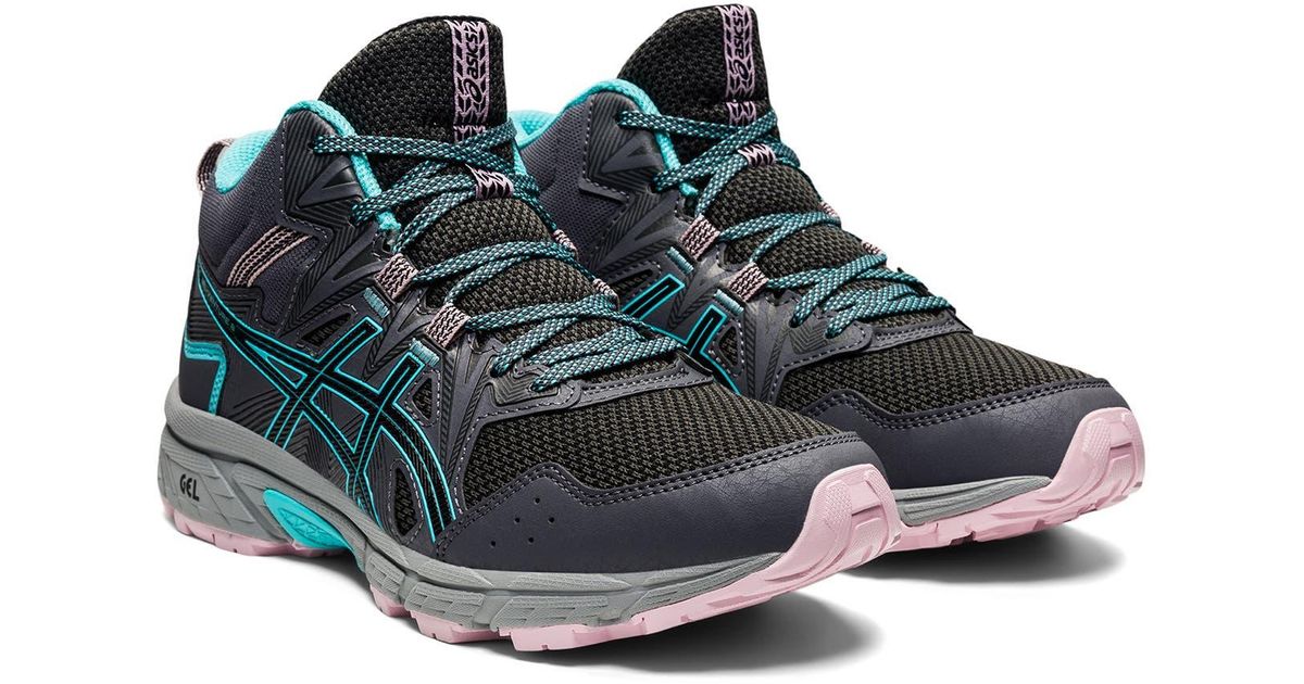 Asics Asics Gelventure 8 Mid Top Sneaker In Graphite Grey/ice Mint At