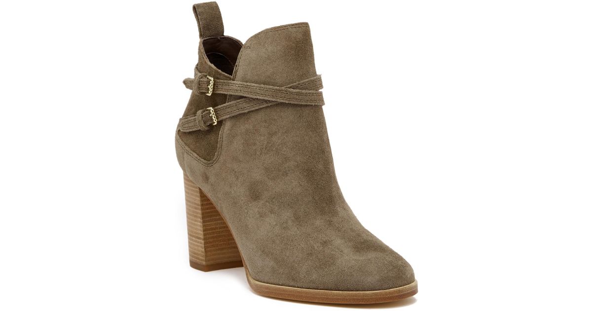 cole haan linnie stacked heel bootie