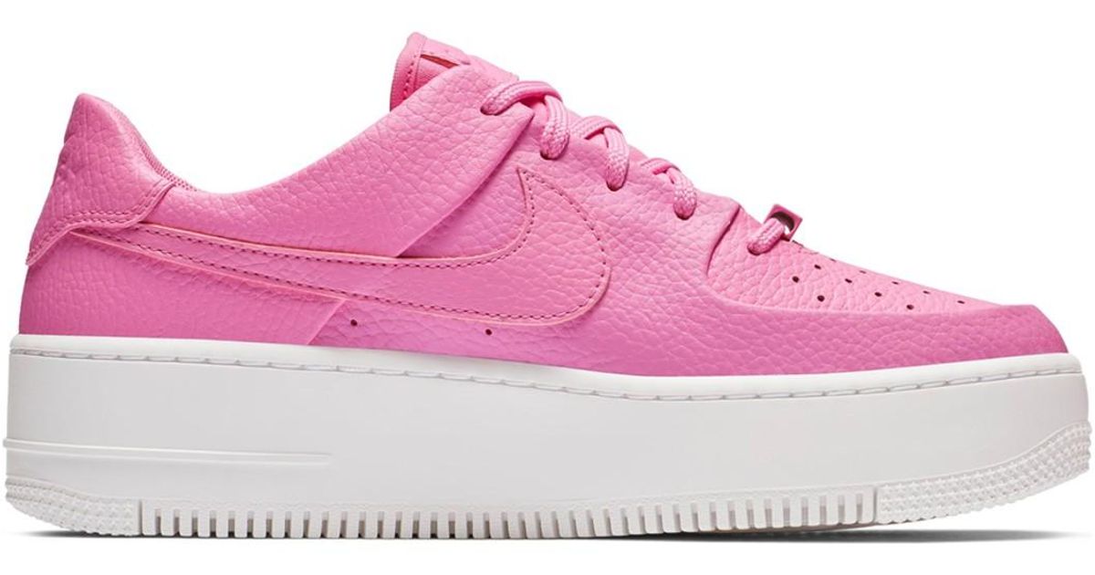 low top pink air force ones
