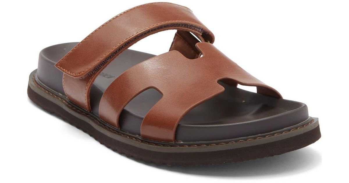 Steve Madden Sandun Slide Sandal in Brown for Men | Lyst