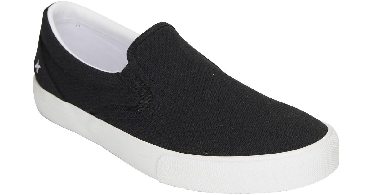Hurley Kayo Slip-on Sneaker In Black/white At Nordstrom Rack for Men | Lyst