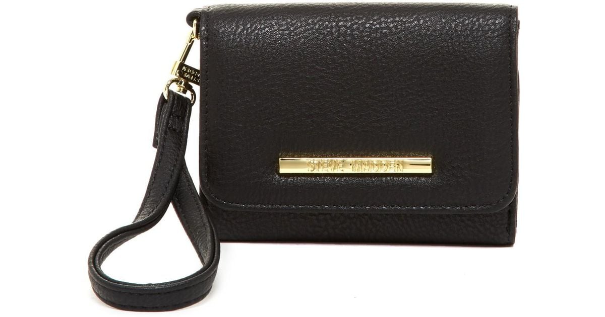 Steve Madden French Wallet in Black Lyst