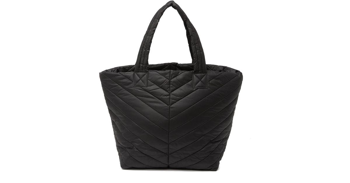 puffer bag tote