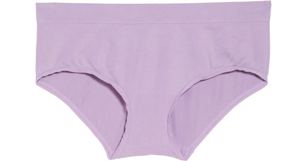 Nordstrom Bare Hipster Panties In Purple Wave At Rack Lyst