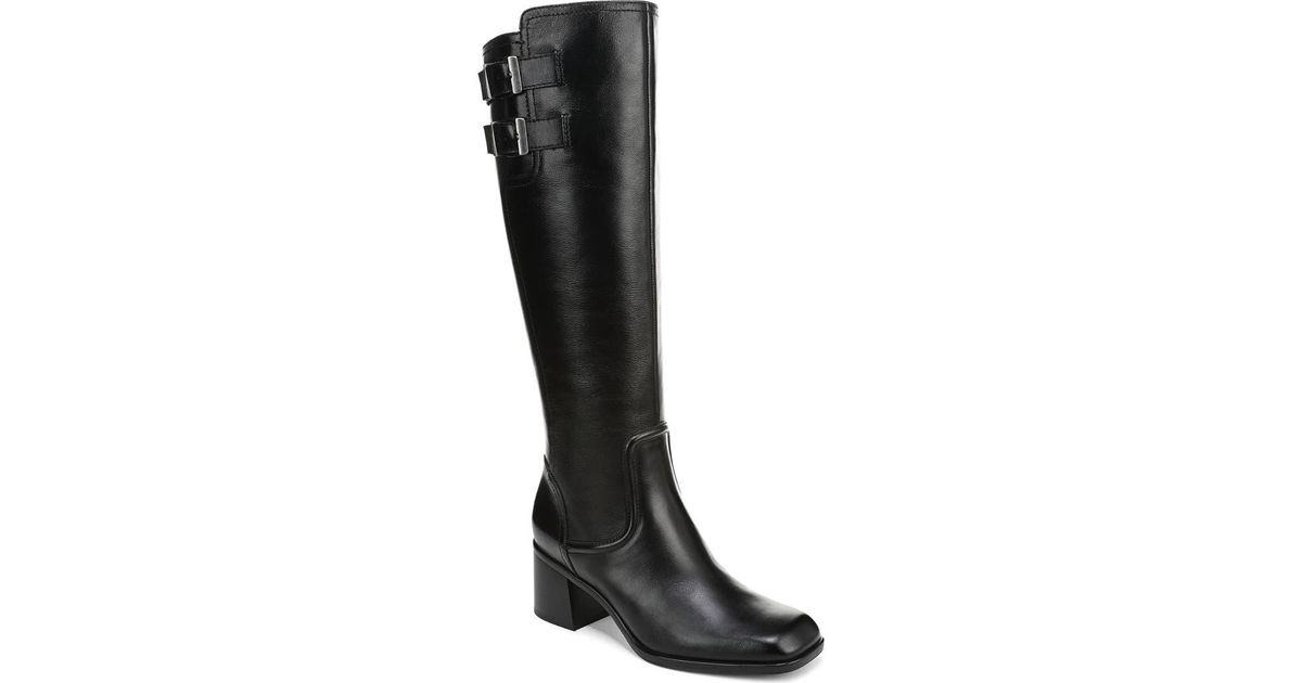 27 EDIT Naturalizer Idris Riding Boot in Black | Lyst