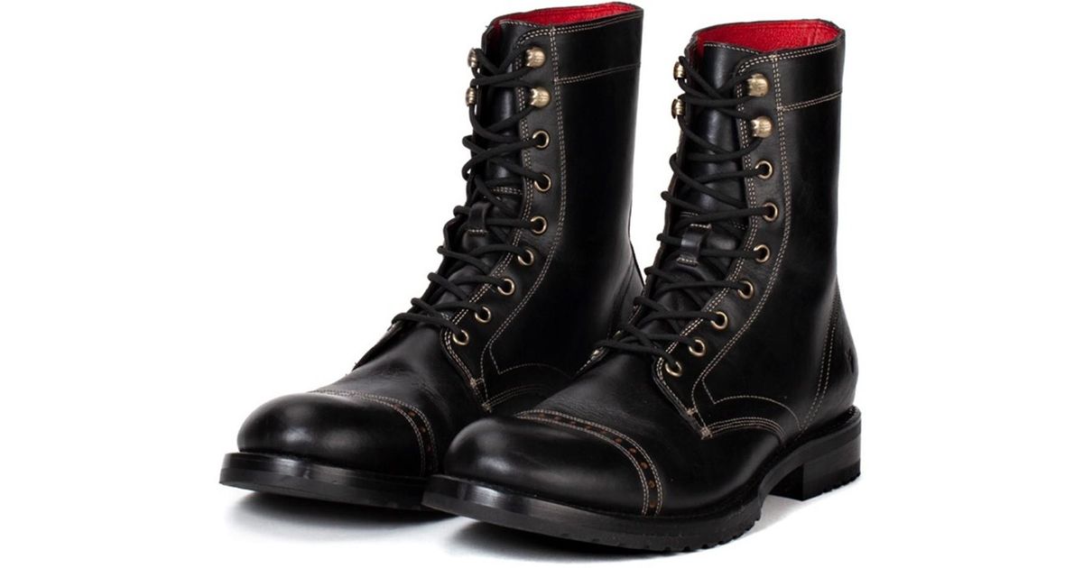 frye trenches lace up