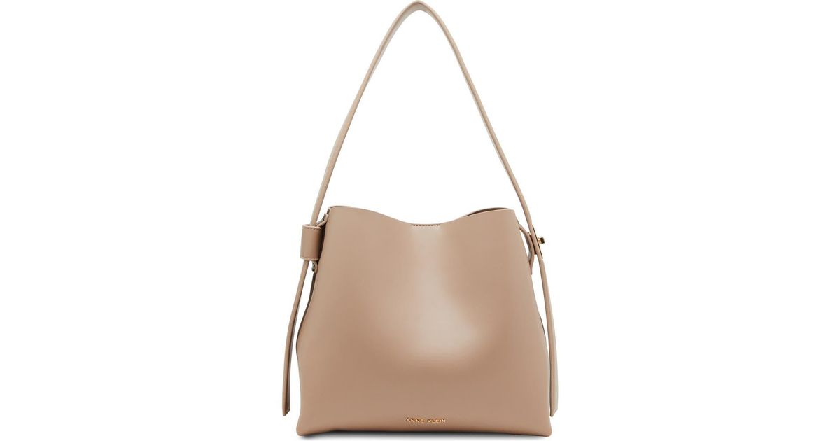 Anne Klein Hobo Bag in Brown Lyst