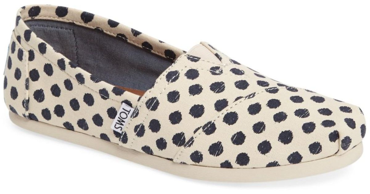 toms shoes polka dots