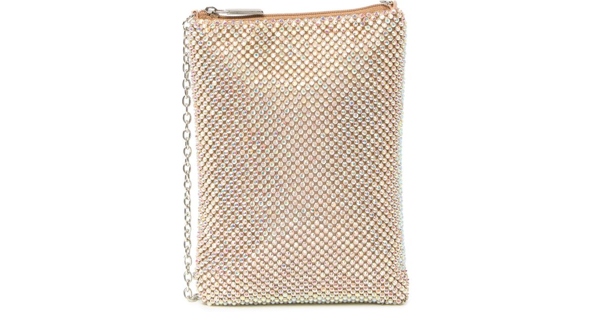 gold diamonte bag