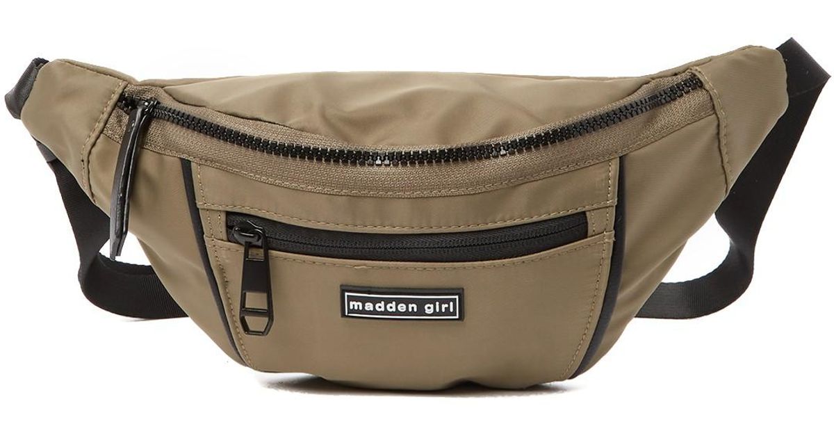madden girl nylon fanny pack