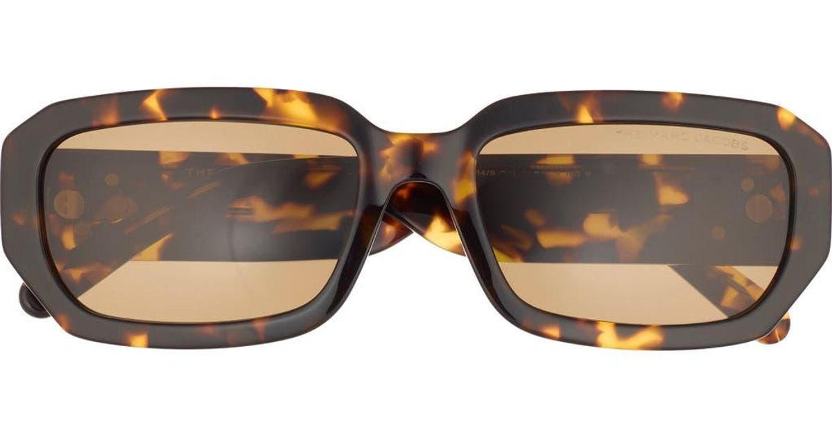 Marc Jacobs 56Mm Rectangular Sunglasses | Lyst