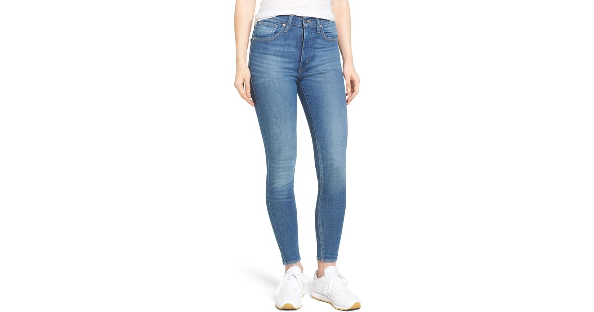 Levi S R Mile High Skinny Jeans Shut The Front Door In Blue Lyst