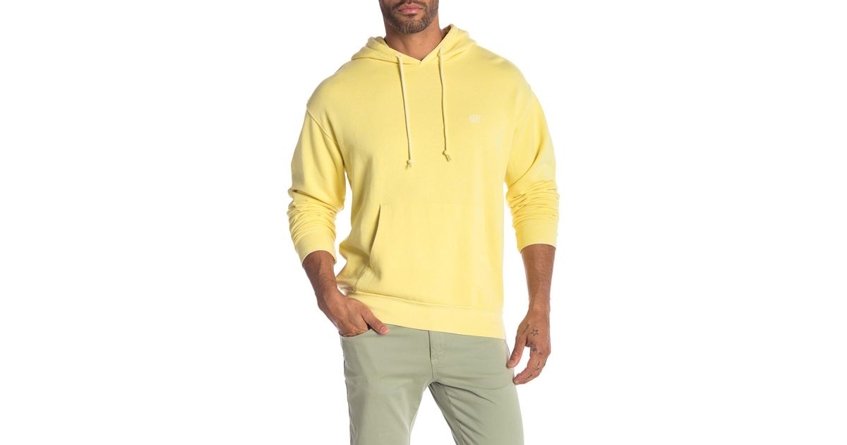 faded yellow hoodie