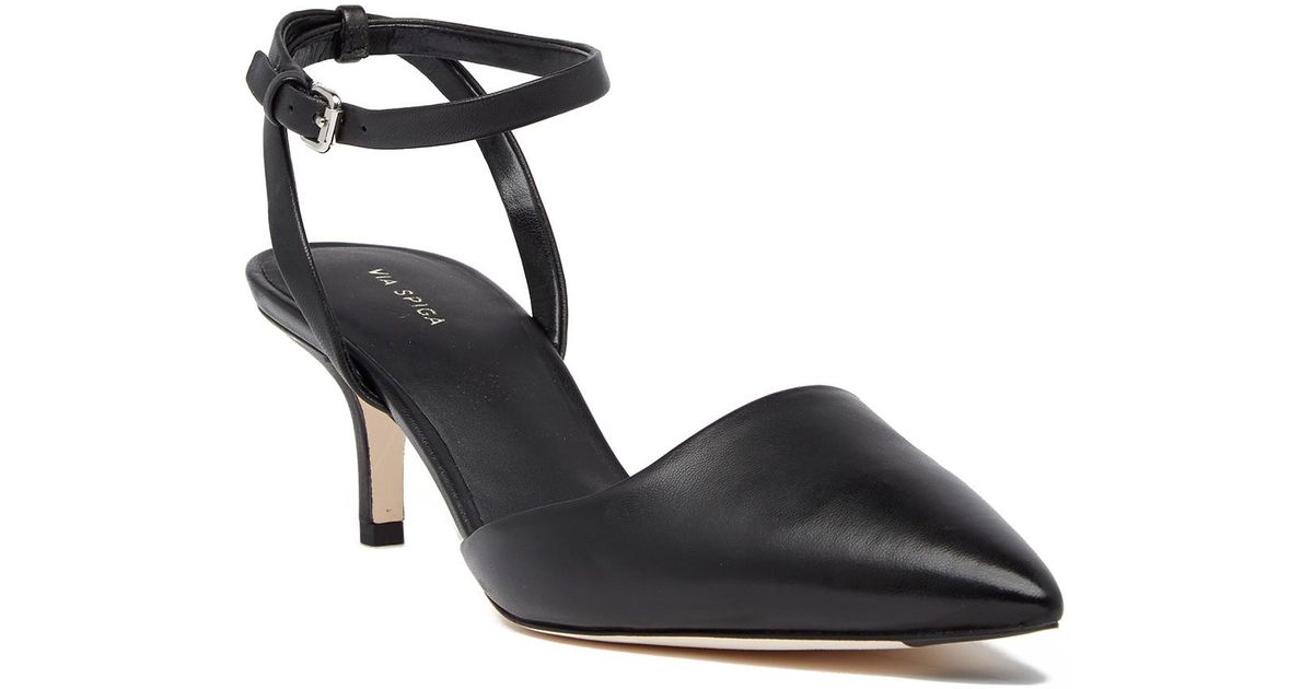 via spiga black pumps