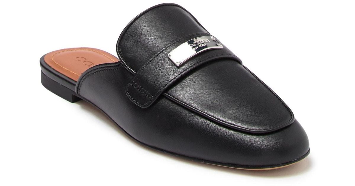 coach shea leather mule