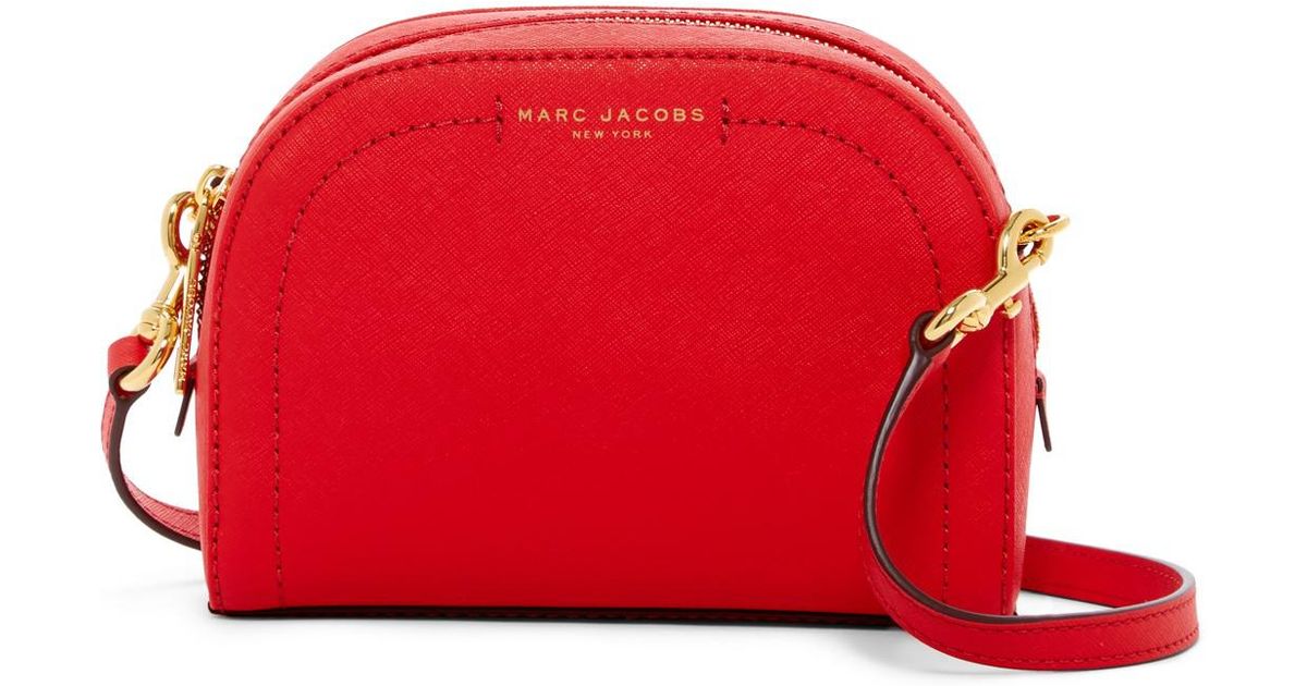 marc jacobs red crossbody