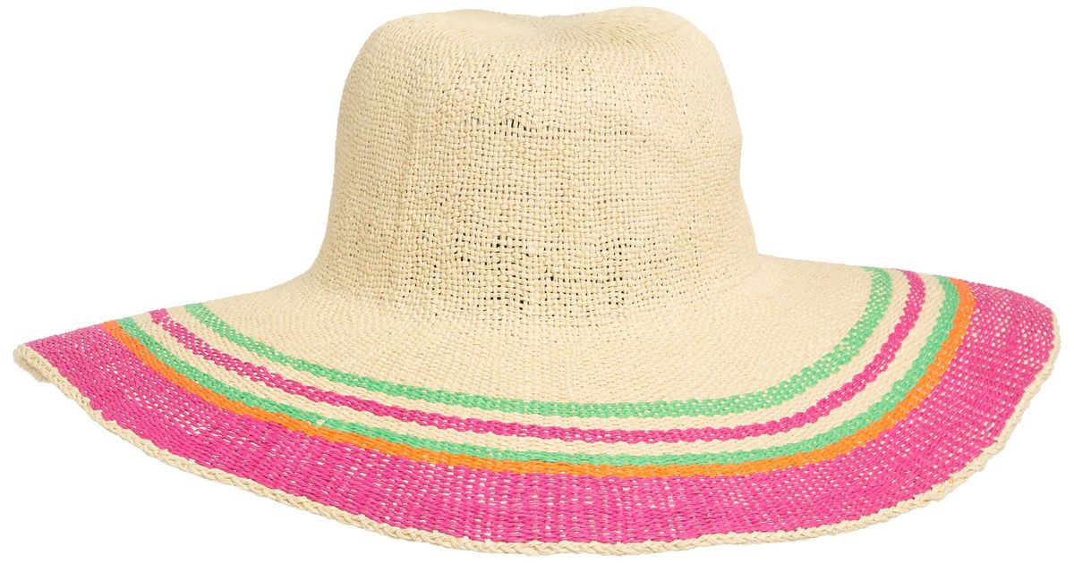 Melrose and Market Stripe Floppy Hat in Pink | Lyst