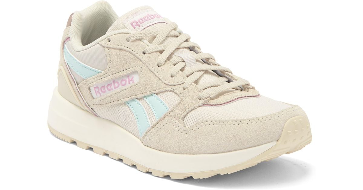 Reebok Lace-up Activewear Sneaker In Chalk/mist/rose Gold At Nordstrom Rack  | Lyst