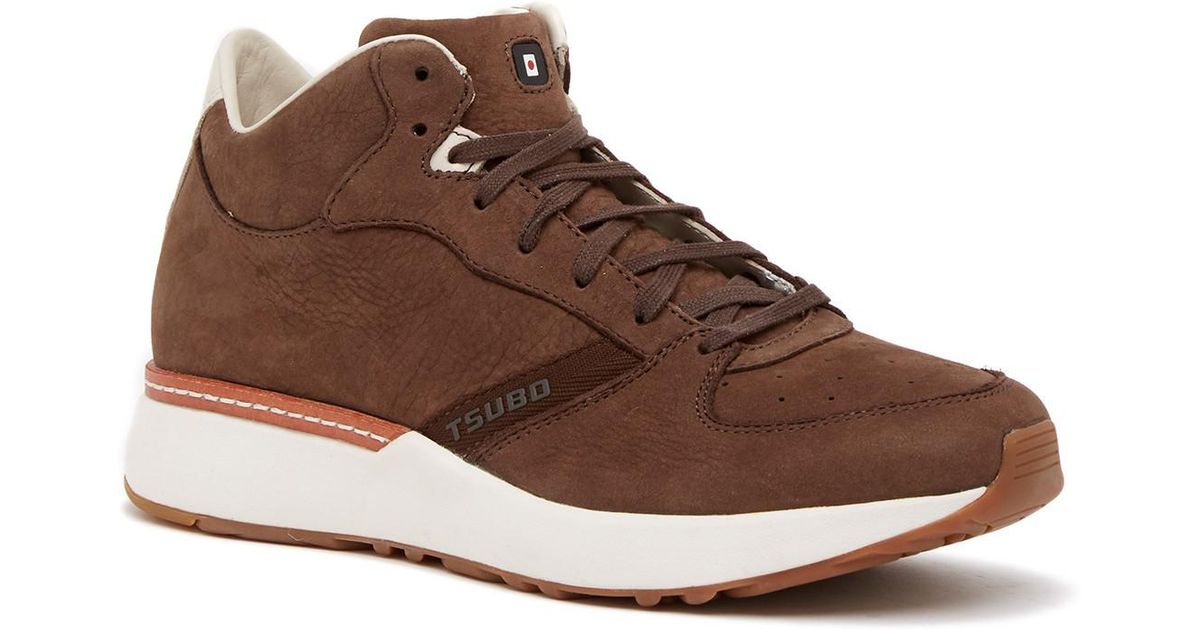 Tsubo Leather Shinobu Sneaker in Brown 